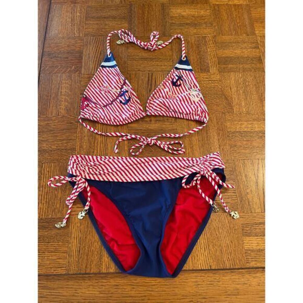 Sperry top-sider nautical style bikini small